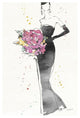 "Floral Fashion III v2" Digital Paper Print by Anne Tavoletti, 34"x50"