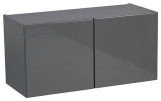 24 x 18 Wall Cabinet-Double Door-with Grey Gloss door