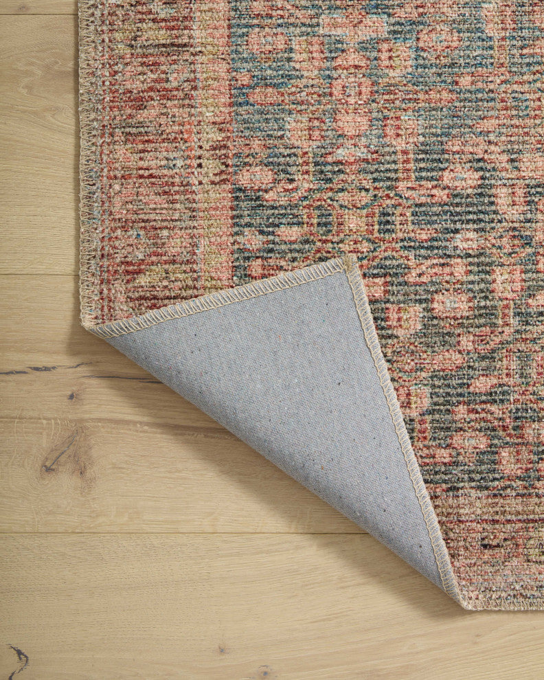 Angela Rose x Loloi Aubrey Blue / Terracotta 5''-0" x 7''-0" Area Rug