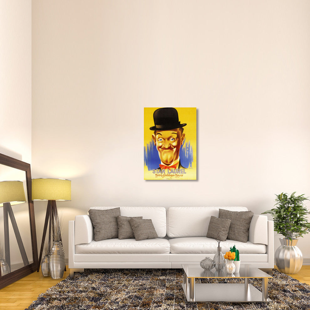 "Laurel & Hardy - Stan Laurel, 1933" Canvas by Hollywood Photo Archive, 29x40"