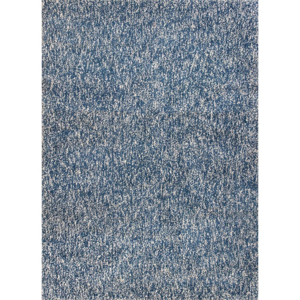 KAS Bliss 1589 Indigo/Ivory Heather Area Rug, 9' x 13'