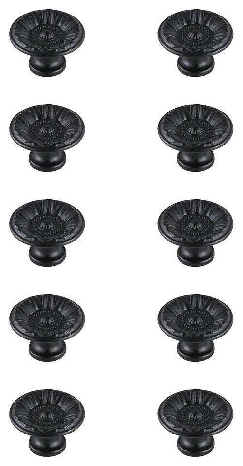 KB2010-MB-10PK Corio 1.1" Mushroom Knob, Set of 10, Matte Black