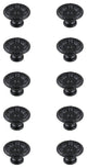 KB2010-MB-10PK Corio 1.1" Mushroom Knob, Set of 10, Matte Black