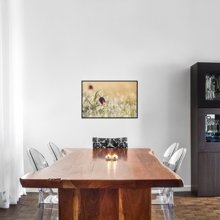 "Morningdew" Framed Canvas Giclee by Anton Van Dongen, 31x21"