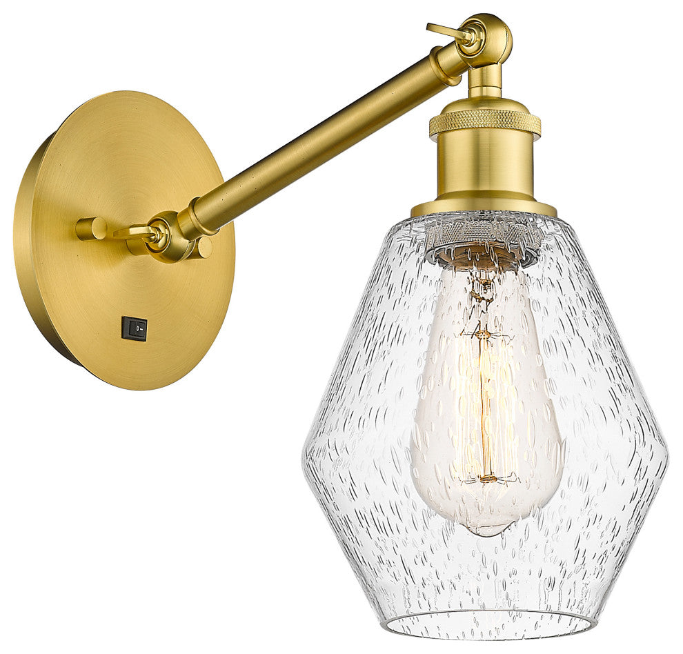 Innovations 317-1W-SG-G654-6 1-Light Sconce, Satin Gold