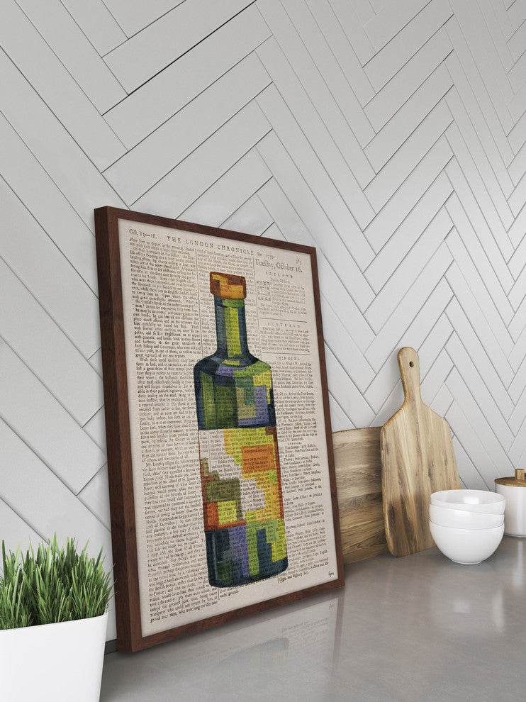 "Secret Drink" Framed Painting Print, 24"x36"