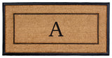 Calloway Mills The General Monogram Doormat, 24"x48", Letter A