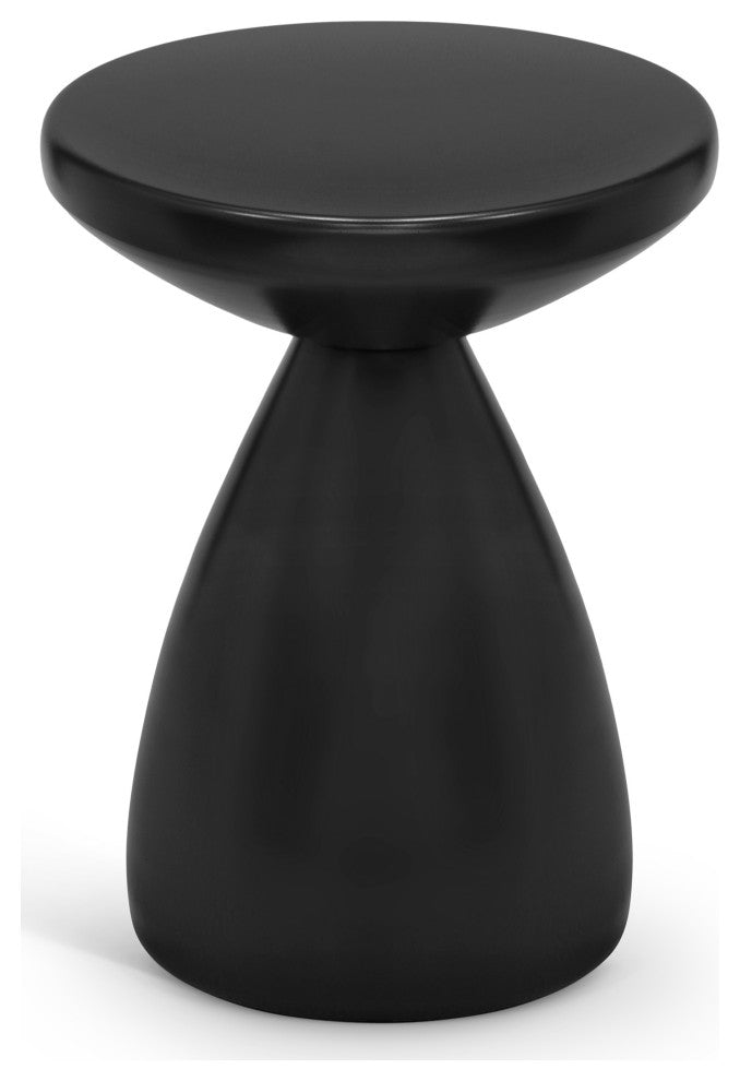 Anika Iron End / Side Table, Black