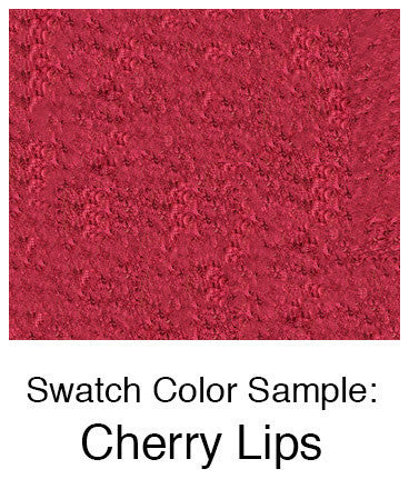 Hand Painted "Hello" Script Welcome Mat, Cherry Lips Red