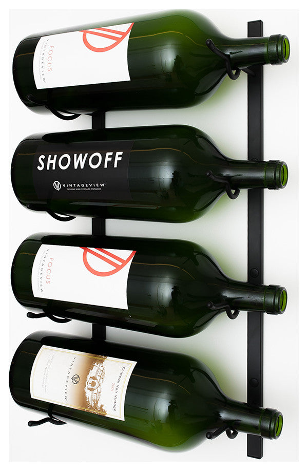 W Series Big Bottle Rack (wall mounted wine rack for large format bott