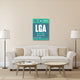 "LGA New York Luggage Tag 2" Fine Art Print