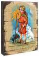 Icon Shepherd, Icon Wooden Figurine, 16 Inch