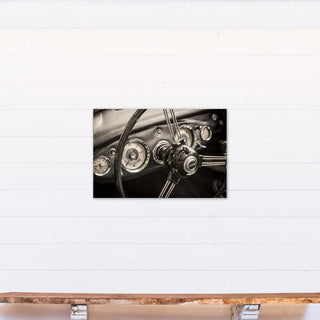 Vintage Car Dashboard 20x30 Canvas Wall Art
