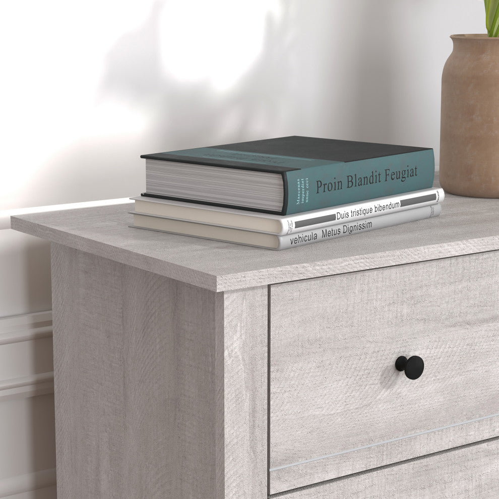 Genoa 5-Drawer Chest of Drawer 46.2"x17.1"x30.4", Dusty Gray Oak