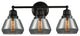 Innovations 623-3W-BK-G173 3-Light Bath Vanity Light, Matte Black