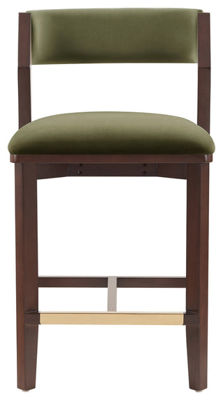 Manhattan Comfort Patricia Counter Stool, Turtle Green, Single