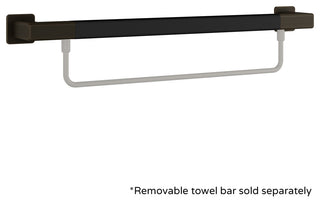 Seville 24-in Safety Bar Slip Resistant ADA Compliant 500 lb Weight Capacity, Oil Rubbed Bronze