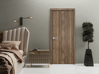 Slab Barn Door Panel 32 x 80 | Planum 0010 Walnut