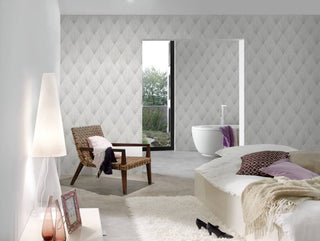 Graphics Textured Wallpaper, Headlights 378641, Gray Metallic White, 1 Roll