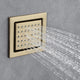 Led Musical Shower System With Hand Shower, Style 3 - Remote Control