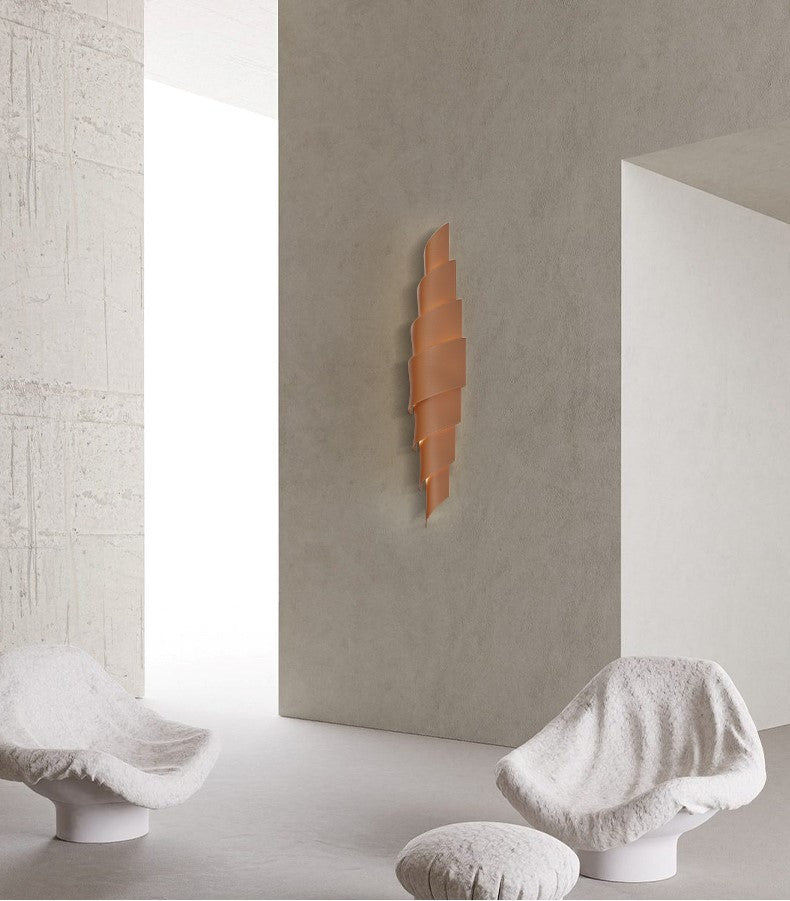 Creative Wall Lamp in Italian Style for Living Room, Bedroom, Brown