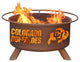 Customizable NCAA Logo Fire Pit, Rust Patina, Colorado