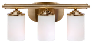 3-Light Bath Vanity Light, Soft Gold