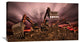 "Invasion" Stretched Canvas Giclee by Peter Majkut, 36x20"