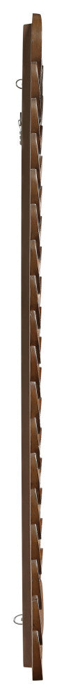Revolve Oak Veneer Mirror, Brown, Rectangular