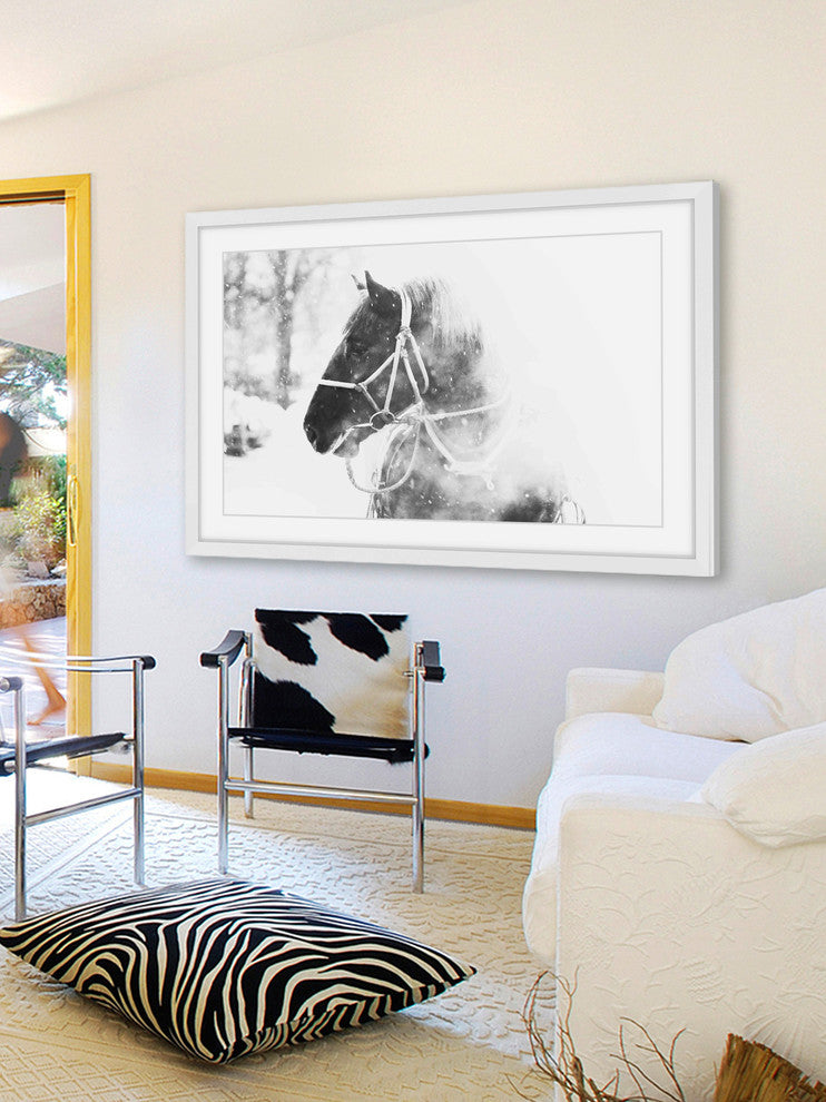 Marmont Hill, "Cold Breath" Framed Painting Print, 18x12