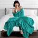 Bare Home Microplush Fleece Blanket, Emerald, Full/Queen