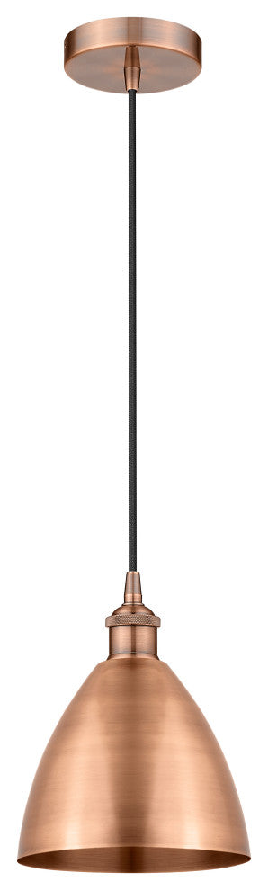 Innovations 616-1P-AC-MBD-75-AC-LED 1-Light Mini Pendant, Antique Copper