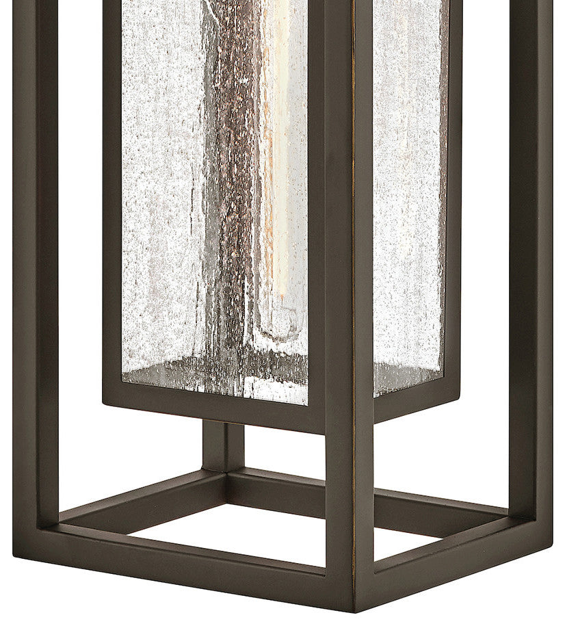 Hinkley Republic Large Wall Mount Lantern, Oil Rubbed Bronze