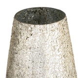 18" Crackled Vase, Gray Ombre