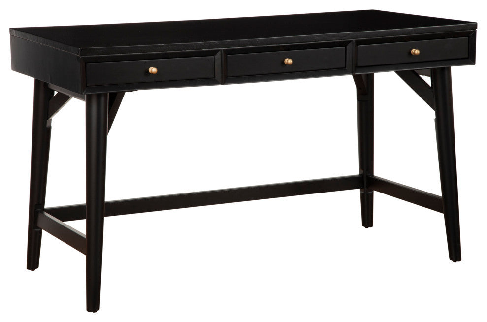 Flynn Large Desk, Black