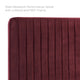 Tufted Performance Velvet King/California King Headboard Maroon
