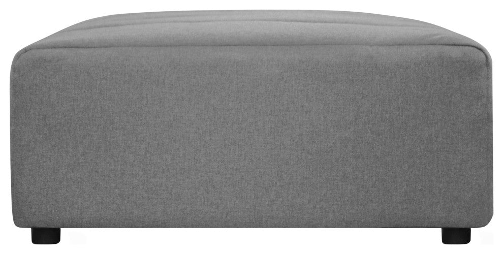 Lyric Ottoman Gray