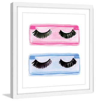 "Lashes" Framed Painting Print
