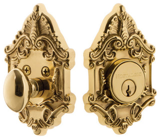 Nostalgic Warehouse VICVIC_1CYL_234_NA Victorian Solid Brass - Unlacquered