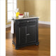 Alexandria Stainless Steel Top Portable Kitchen Island