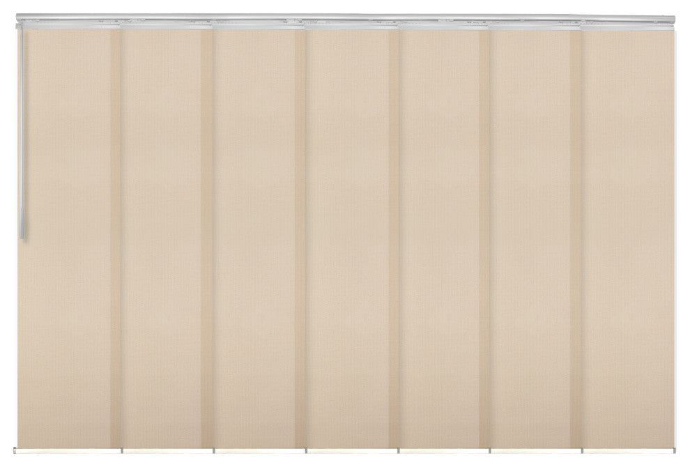Maxene 7-Panel Track Extendable Vertical Blinds 110-153"W
