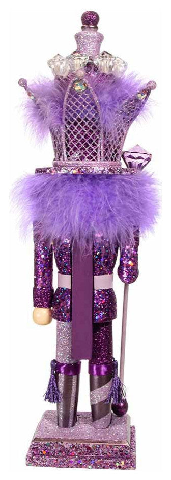Kurt Adler 16" Hollywood Purple King Nutcracker