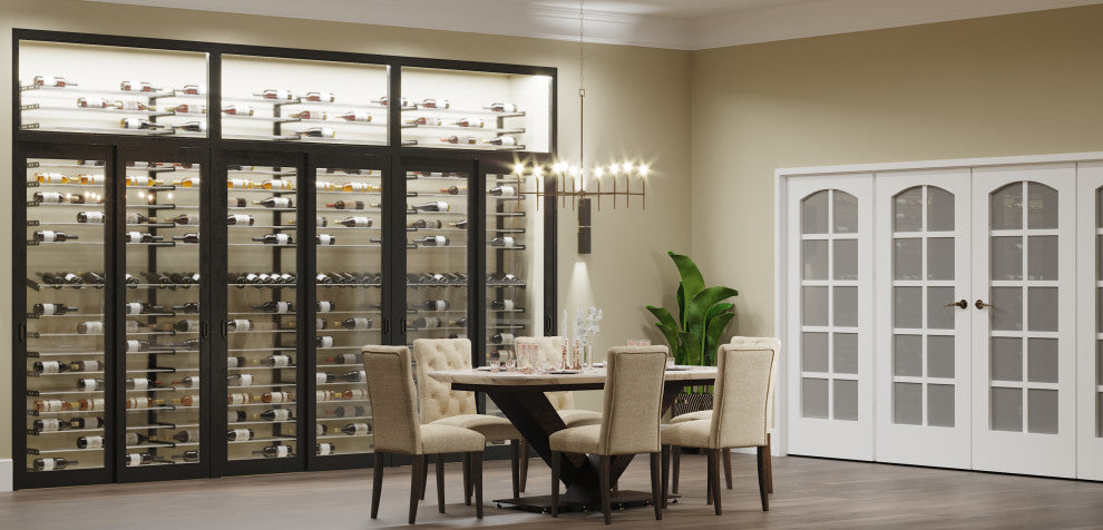 Evolution Wine Wall 45" 1C (18 bottles, Matte Black)