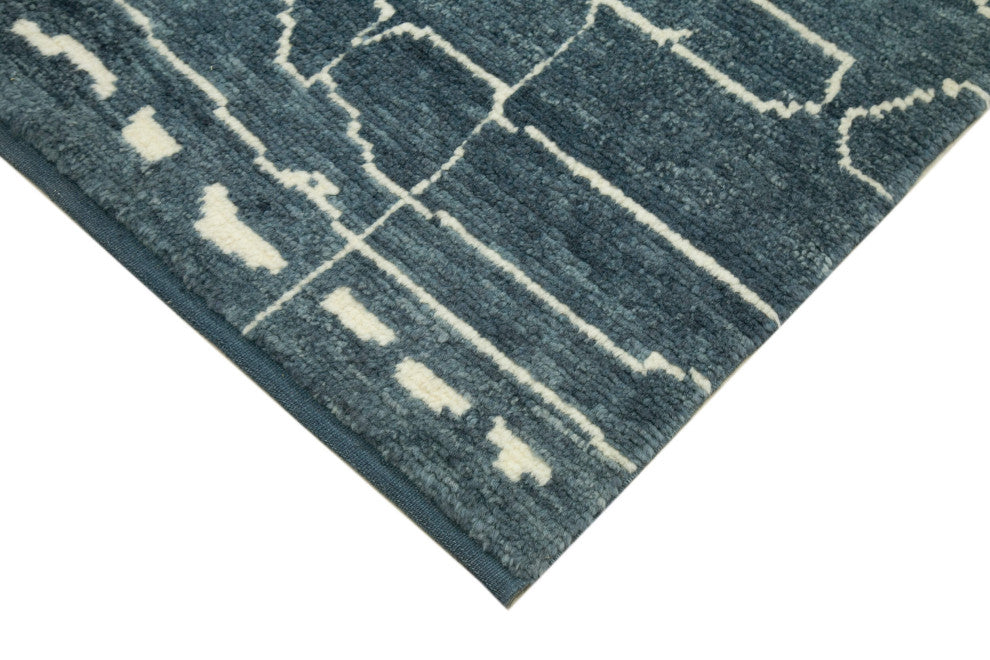 Rug N Carpet - Handmade Unique 6' 4'' x 9' 2'' Moroccan Area Rug
