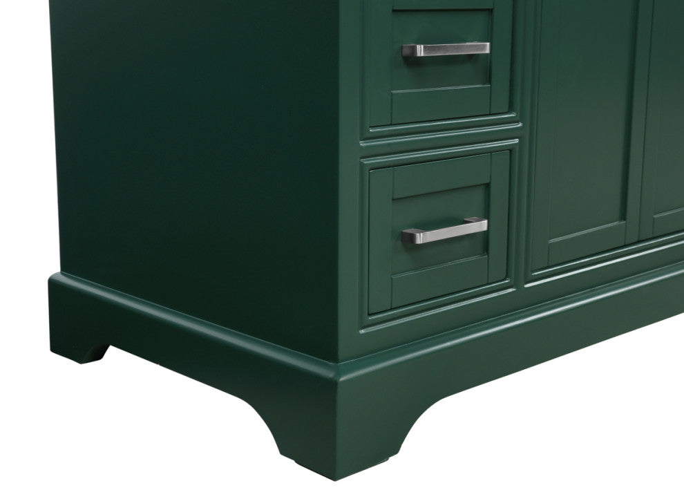 Amber Single Bathroom Vanity, Blue, Green, 42"