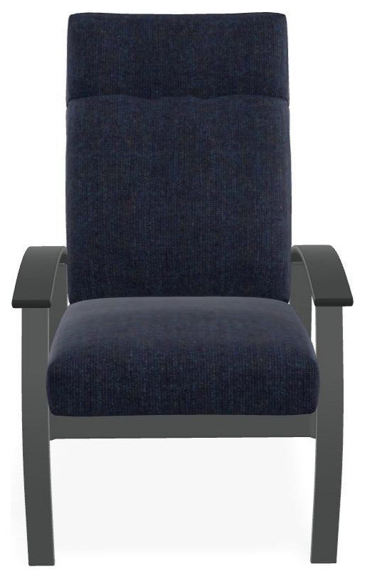 Belle Isle Cushion Outdoor Armchair, Indigo/Graphite