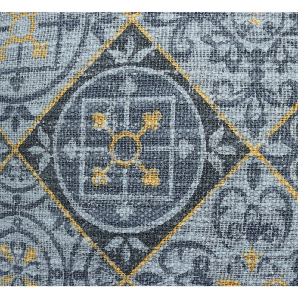 Gray Machine Woven Baronne Throw Pillow, 20" x 20"