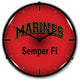 1306456 Marines Semper Fi Clock