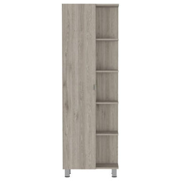 Corner Cabinet Womppi, Bathroom, Light Gray