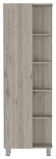 Corner Cabinet Womppi, Bathroom, Light Gray